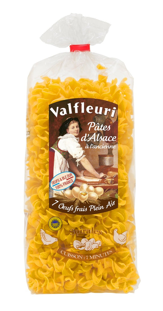 PÂTES VALFLEURI À L'ANCIENNE SPIRALES 500G
