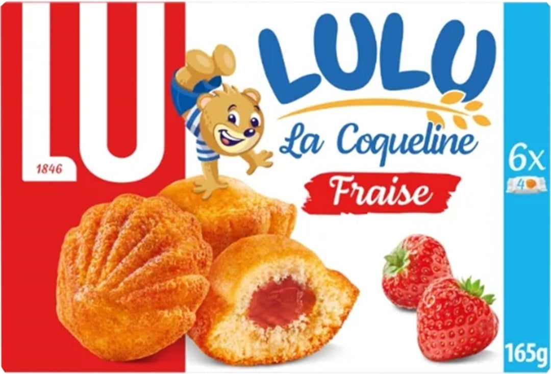 LULU LA COQUELINE FRAISE 165G – LU
