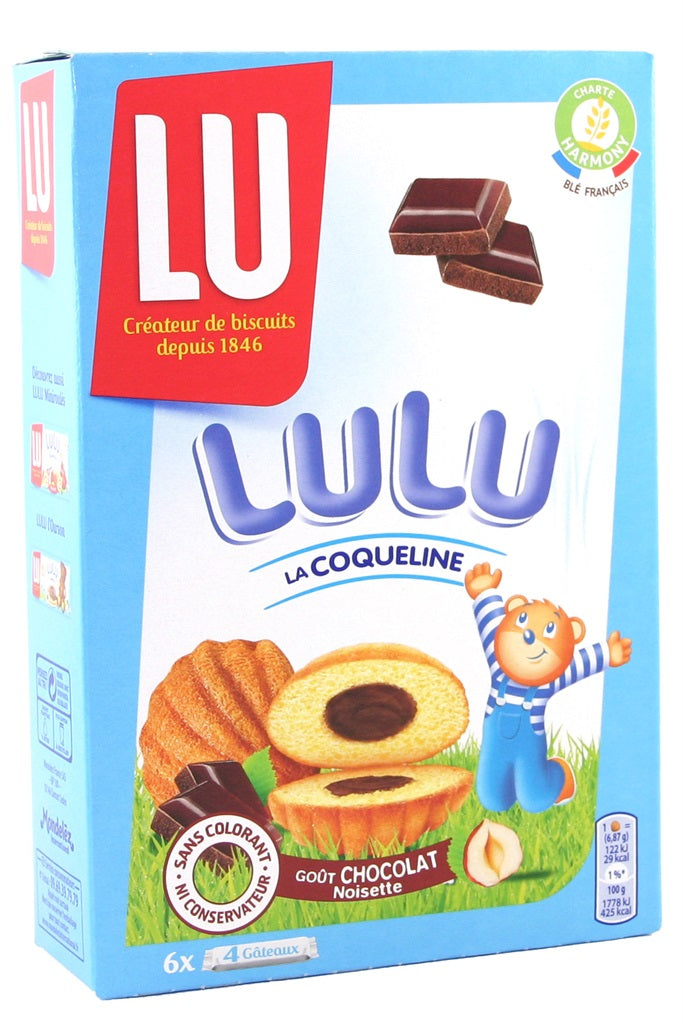 Lulu La Coqueline chocolat noisette 165g