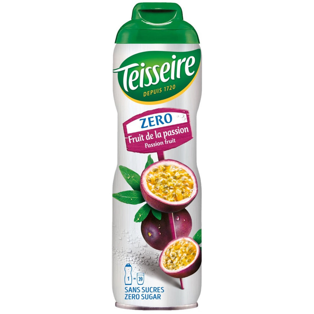 TEISSEIRE SYRUP 0% Sugar Free PASSION FRUITS 600ML