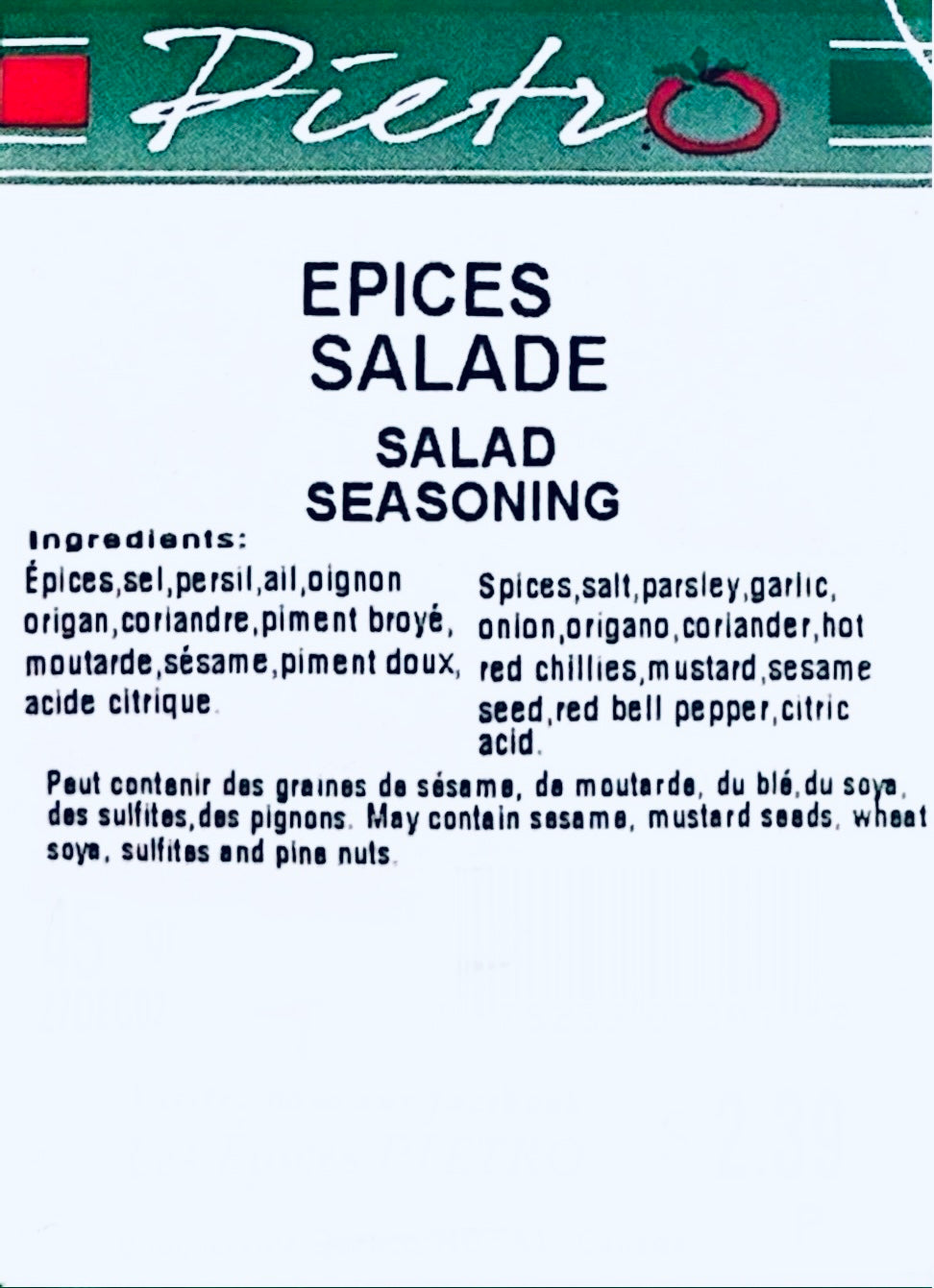 Salad spices 45g