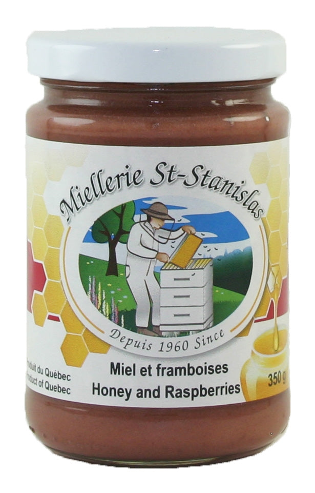 ST STANISLAS CREAMY RASPBERRY HONEY 350G