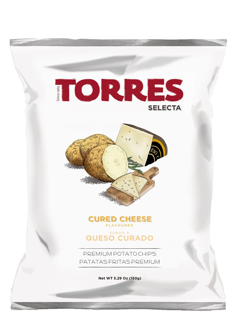 TORRES CURED CHEESE CHIPS 150G