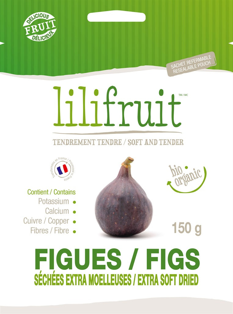 FRUITS LILIFRUIT ORGANIC FIGS 150G