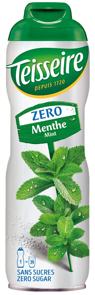 TEISSEIRE SYRUP 0% Sugar Free SPEARMINT 600ML