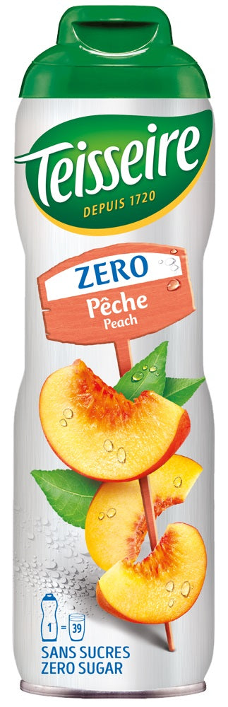 TEISSEIRE SYRUP 0% Sugar Free PEACH 600ML