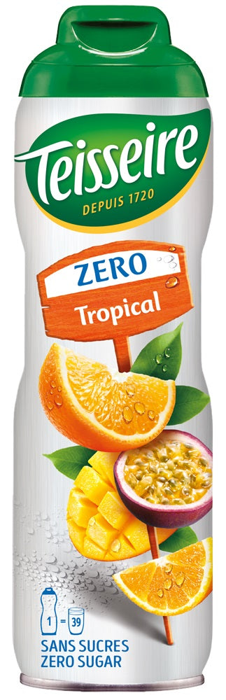 TEISSEIRE SYRUP 0% Sugar Free TROPICAL 600ML