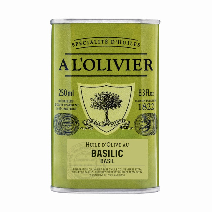 HUILE L'OLIVIER OLIVE BASILIC 250ML