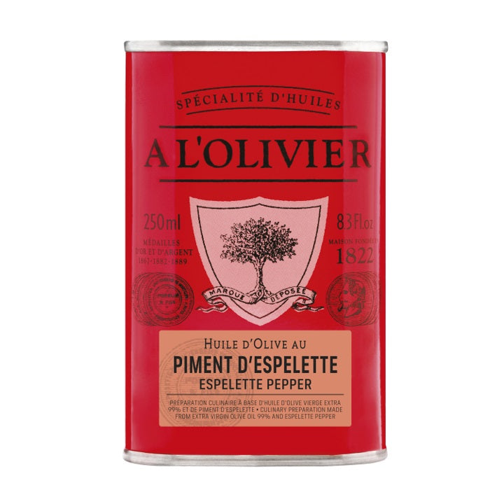 HUILE L'OLIVIER OLIVE PIMENT ESPELETTE 250ML