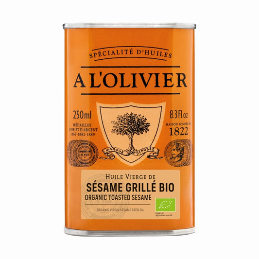 HUILE L'OLIVIER OLIVE BIO SÉSAME GRILLÉ 250ML
