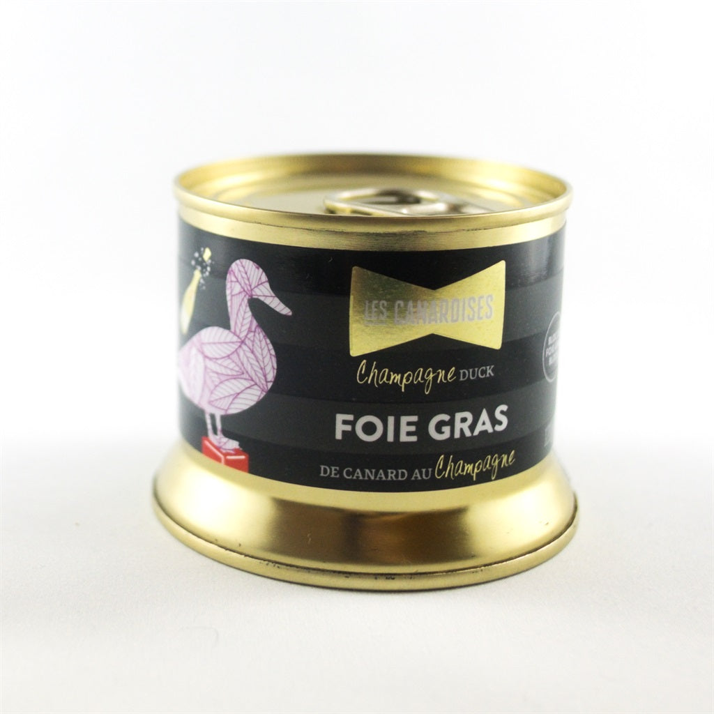 CANARDISES BLOCK OF DUCK FOIE GRAS WITH CHAMPAGNE 140G