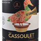 CANARDISES CASSOULET AU CONFIT DE CANARD 2 PORTIONS 850G