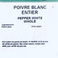 Whole white pepper 30g