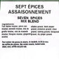 Seven spices Mix Blend 30g