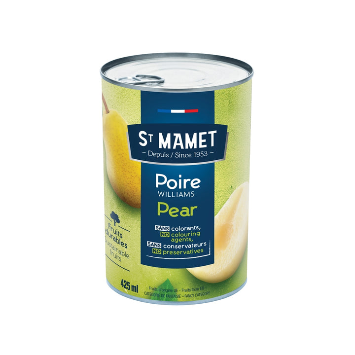 ST-MAMET FRUITS HALF WILLIAMS PEARS 425ML