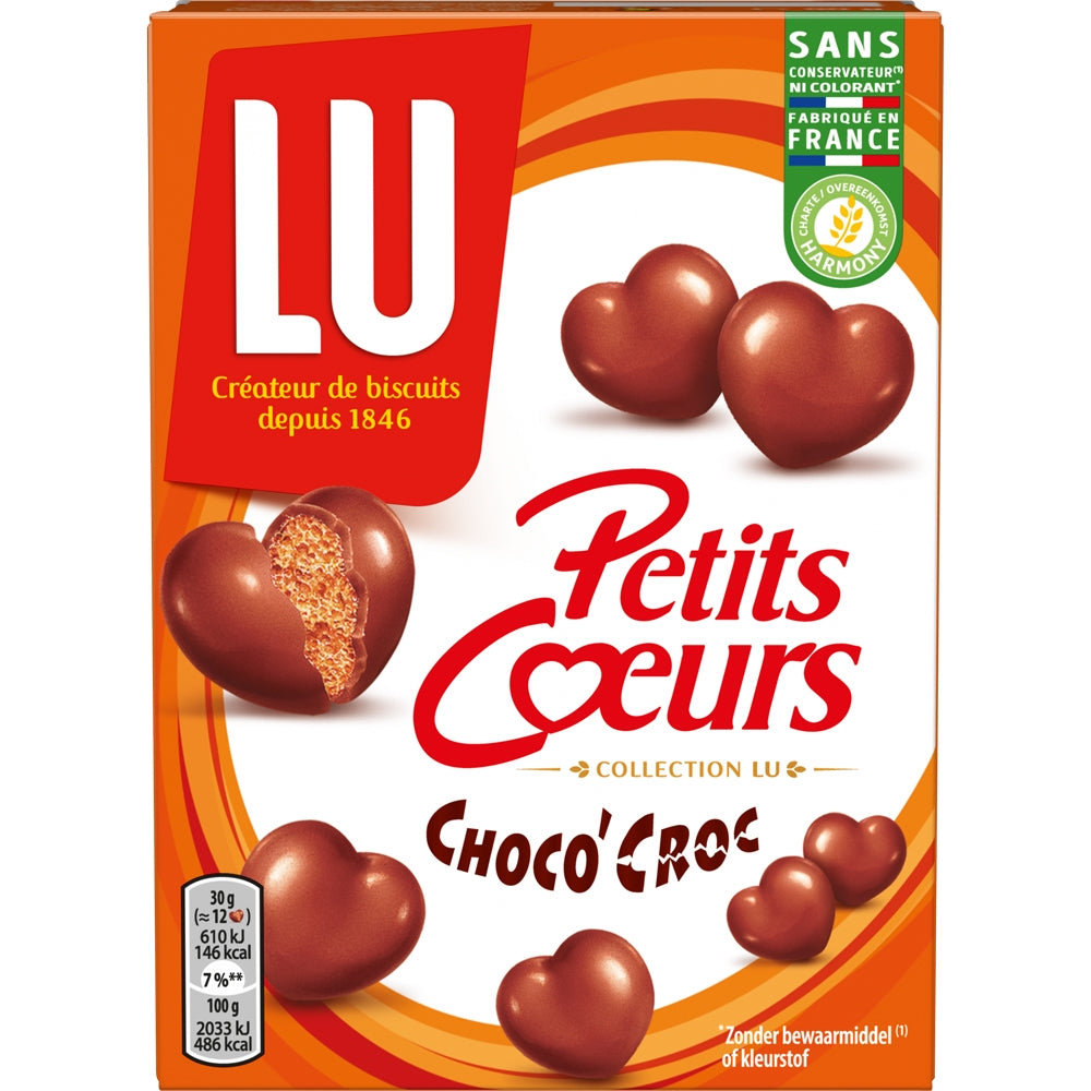 Petits Coeurs Choco'Croc 90g