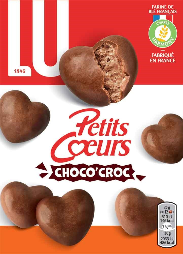 Small Choco'Croc Hearts 90g