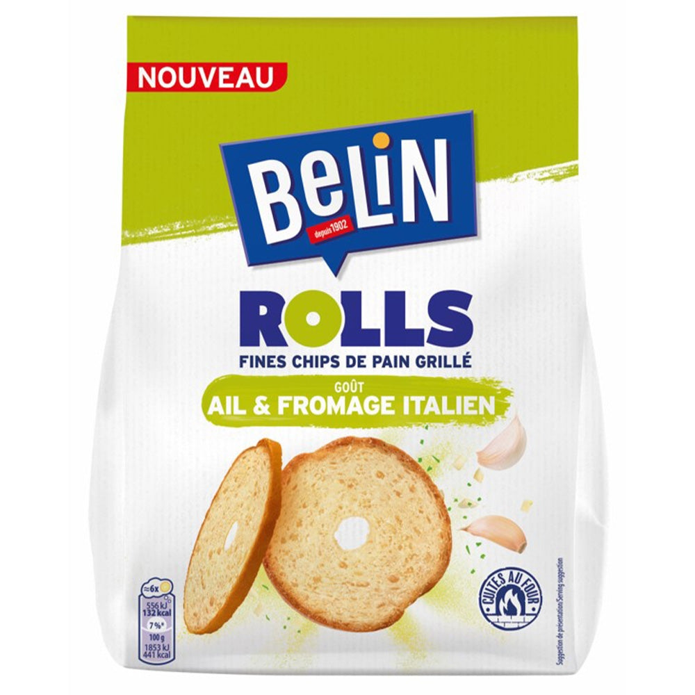 BELIN GRILLED CHEESE GARLIC CRACKERS 150G