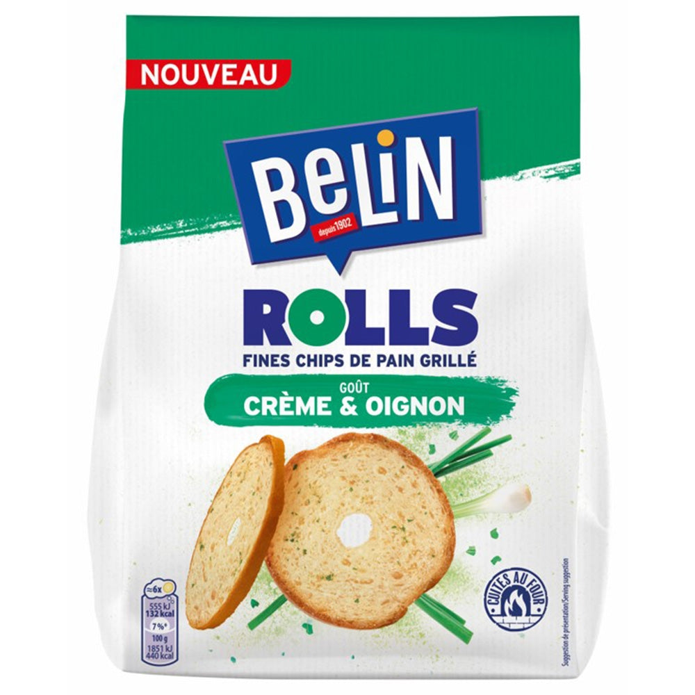 BELIN TOASTED SOUR CREAM ONION CRACKERS 150G