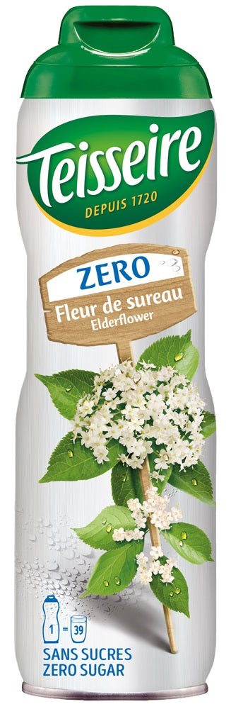 TEISSEIRE SYRUP 0% Sugar Free ELDERBERRY 600ML