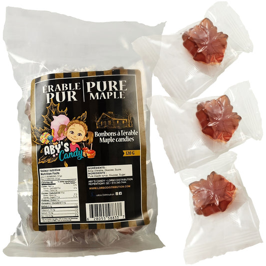 ABY'S PURE MAPLE CANDIES 120G