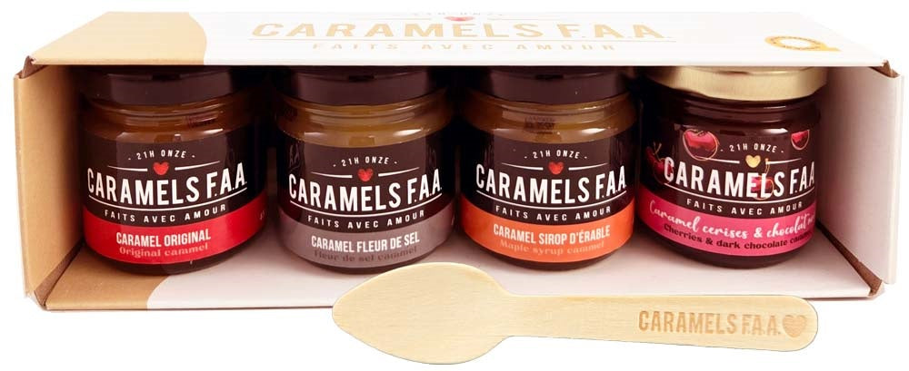 TARTINADE CARAMELS F.A.A. BOÎTE DÉGUSTATION 4X45G