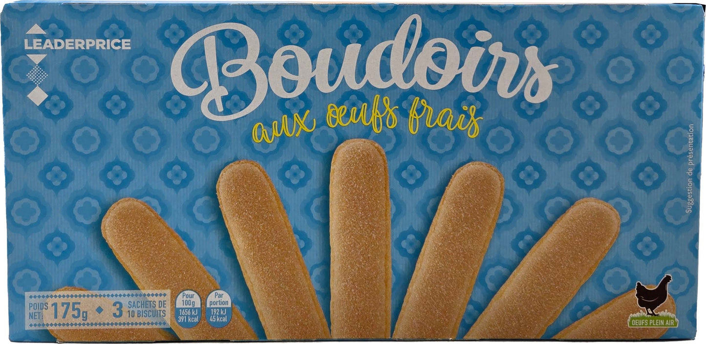 Biscuits LP Boudoirs aux Œufs Frais 175g – Leader Price