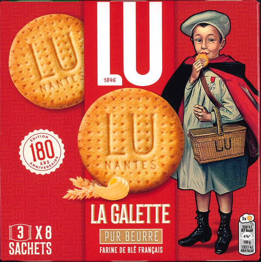 LU Plain Butter Galette 150g – Traditional French Biscuit