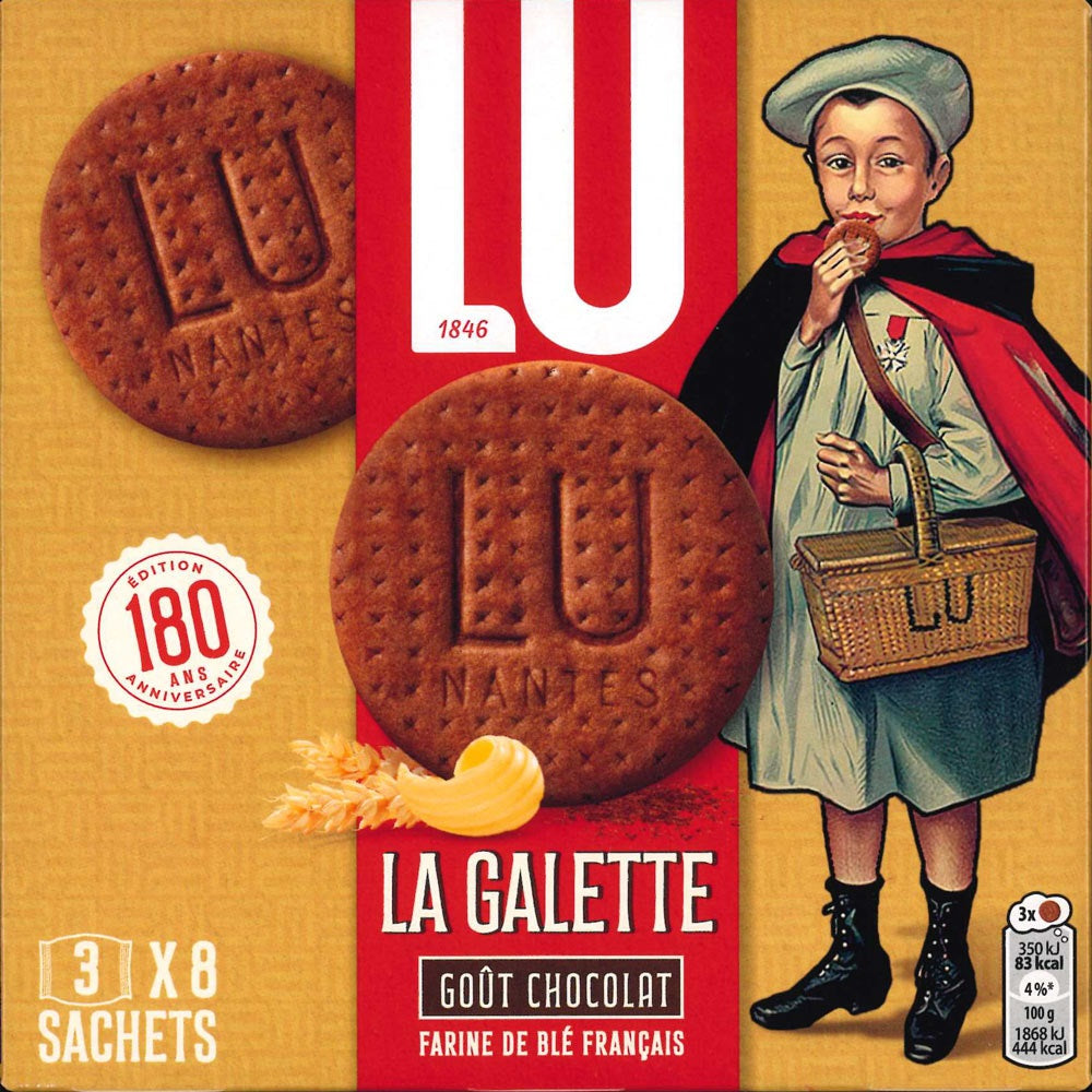 LU Chocolate Galette Biscuits 150g – Pure Butter Crunchy