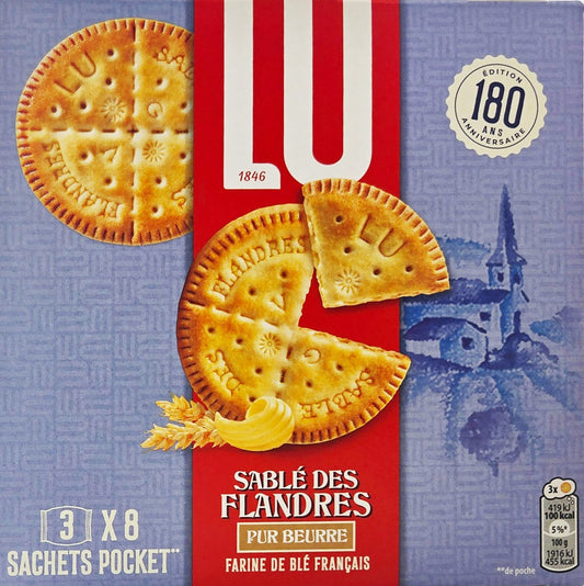 LU Flanders Shortbread Biscuits 175g – Pure Butter Pocket Size