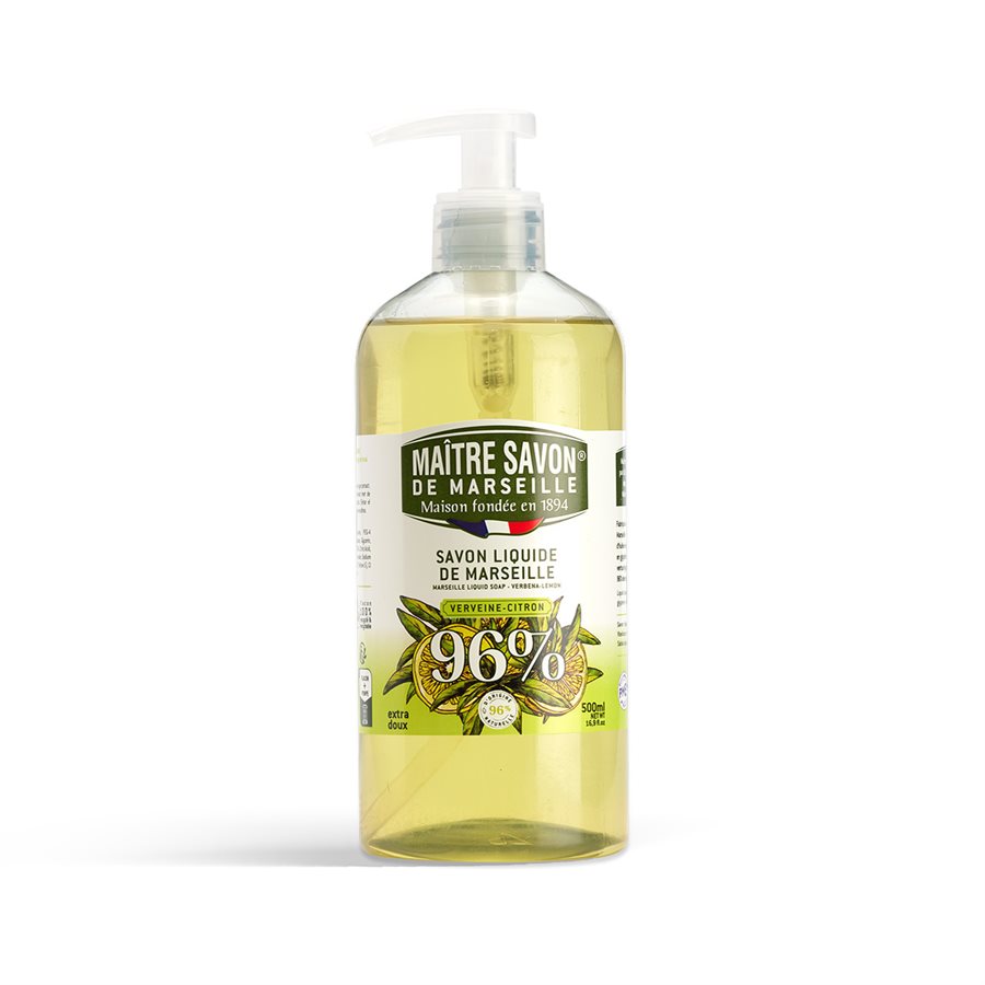 Savon liquide de Marseille verveine citron 500ml