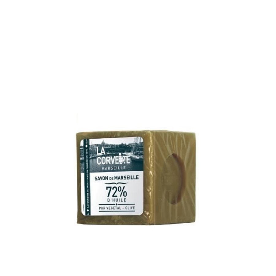 CUBE DE SAVON DE MARSEILLE AUTHENTIQUE FILM OLIVE 300g