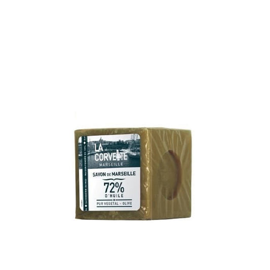 CUBE DE SAVON DE MARSEILLE AUTHENTIQUE FILM OLIVE 300g