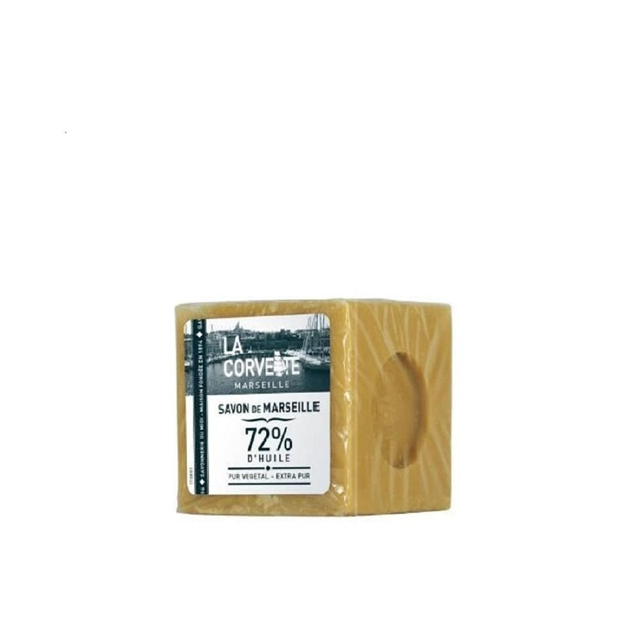 CUBE DE SAVON DE MARSEILLE AUTHENTIQUE FILM EXTRA PUR 300g