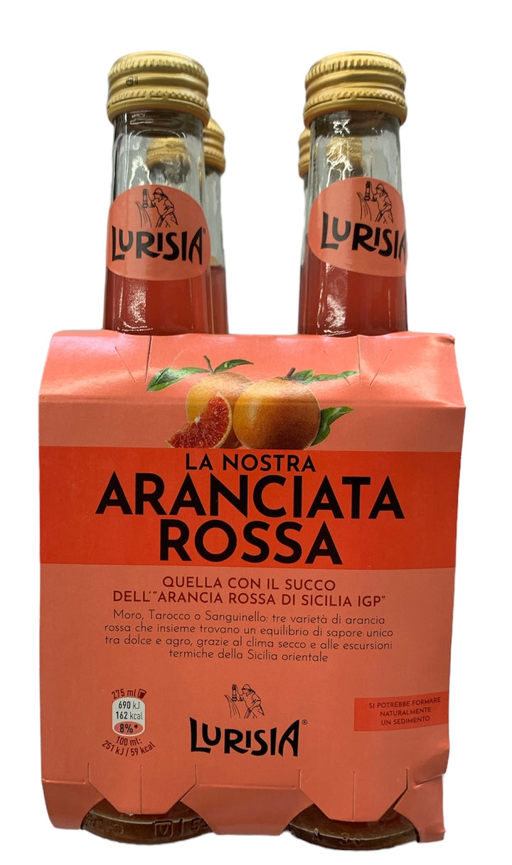 Boisson Petillant La Nostra Aranciata Rossa 4X275ml