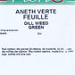 Green dill leaf 15g