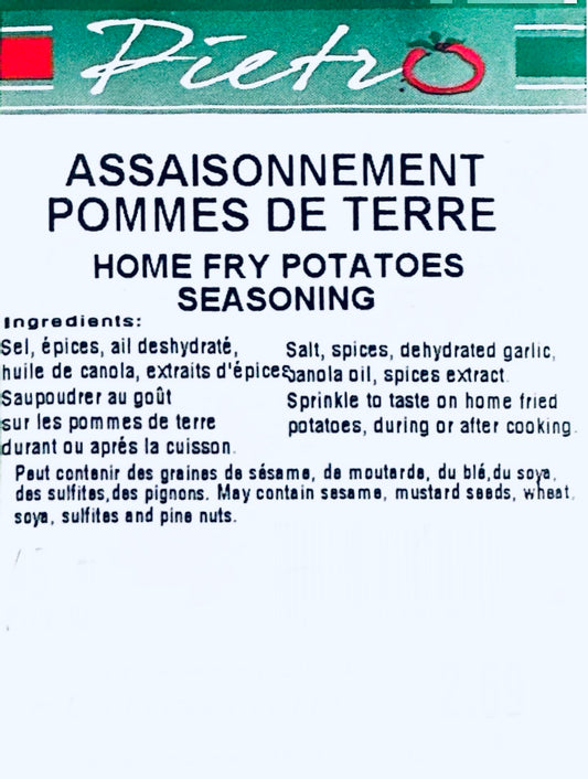 Assaisonnement pommes de terre 45g
