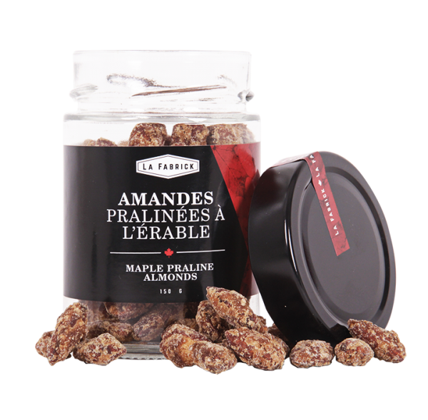 AMANDES PRALINÉES À L’ÉRABLE 175G – LA FABRICK