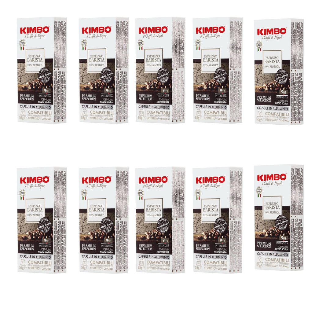 Nespresso 100% Arabica Barista Espresso 10 times 10 X 5.5g = 55g (100 Capsules)