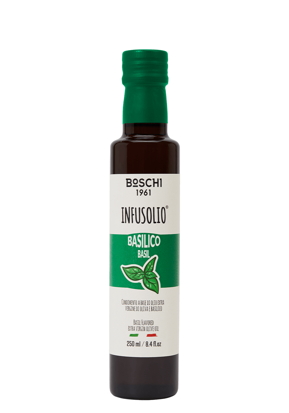 Boschi Basil-Infused Extra Virgin Olive Oil 250ml