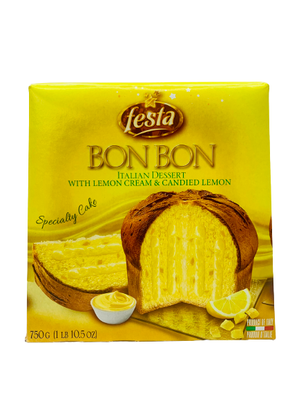 Bon Bon panetonne with lemon cream and candied lemon peel 750g