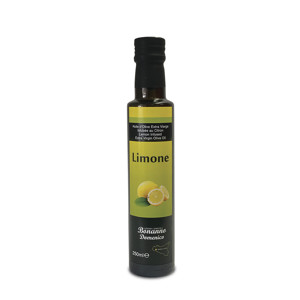 Extra virgin olive oil infused with lemon 250ml