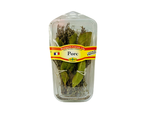 Pork bouquets garnished 15g