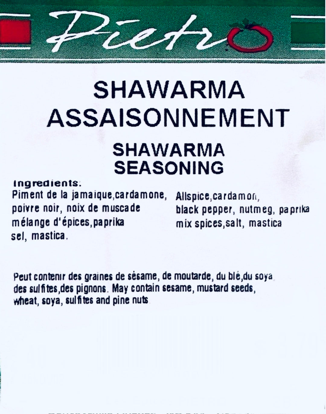 Shawarma assaisonnement 40g