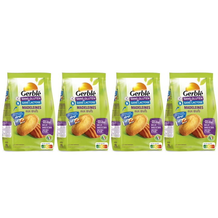 Madeleines Aux Oeuf  200g   Sans Gluten   et Sans Lactose