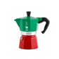 Tricolor Moka Express coffee maker 6 cups