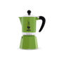 Rainbow Verde 3 cup coffee maker