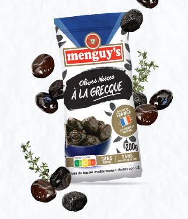 Greek black olives 200g