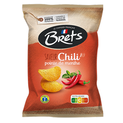 Chilli chips with a hint of mint 125g