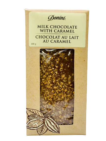 Milk chocolate with caramel 100g